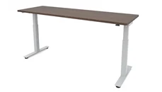 Standing Desks - Electronically Adjustable PBD Furniture 6ft x 24in Dual Motor 2 Stage Adjustable Height Sit to Stand Desk