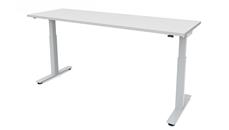 Standing Desks - Electronically Adjustable PBD Furniture 60in x 24in Dual Motor 2 Stage Adjustable Height Sit to Stand Desk
