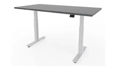Standing Desks - Electronically Adjustable PBD Furniture 66in x 30in Dual Motor 3 Stage Adjustable Height Sit to Stand Desk