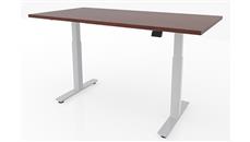 Standing Desks - Electronically Adjustable PBD Furniture 48in x 30in Dual Motor 3 Stage Adjustable Height Sit to Stand Desk