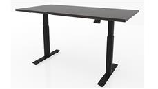 Standing Desks - Electronically Adjustable PBD Furniture 60in x 30in Dual Motor 2 Stage Adjustable Height Sit to Stand Desk