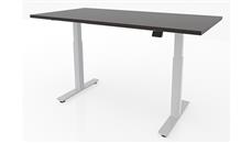 Standing Desks - Electronically Adjustable PBD Furniture 60in x 30in Dual Motor 2 Stage Adjustable Height Sit to Stand Desk