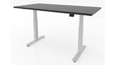 Standing Desks - Electronically Adjustable PBD Furniture 60in x 30in Dual Motor 2 Stage Adjustable Height Sit to Stand Desk