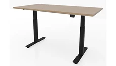 Standing Desks - Electronically Adjustable PBD Furniture 66in x 30in Dual Motor 2 Stage Adjustable Height Sit to Stand Desk