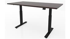 Standing Desks - Electronically Adjustable PBD Furniture 66in x 30in Dual Motor 2 Stage Adjustable Height Sit to Stand Desk