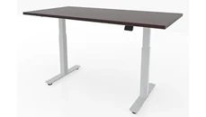 Standing Desks - Electronically Adjustable PBD Furniture 6ft x 30in Dual Motor 3 Stage Adjustable Height Sit to Stand Desk