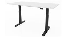 Standing Desks - Electronically Adjustable PBD Furniture 66in x 30in Dual Motor 2 Stage Adjustable Height Sit to Stand Desk