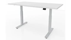 Standing Desks - Electronically Adjustable PBD Furniture 66in x 30in Dual Motor 3 Stage Adjustable Height Sit to Stand Desk