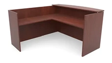 Reception Desks - L Shaped PBD Furniture 72in x 72in L-Shaped Reception Desk Only with Laminate Transaction Counter