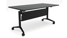 Training Tables PBD Furniture 60in x 24in Flip Top Nesting Table with Modesty Panel