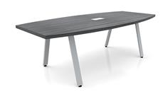 Conference Tables PBD Furniture 6ft Boat Shape Conference Table with Metal A-Legs