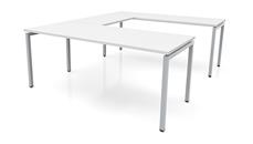 U Shaped Desk Shells PBD Furniture 72in x 108in OnTask U-Desk 