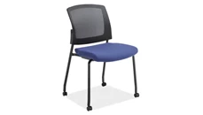 Lobby & Guest Chairs - Metal PBD Furniture Armless Micro Side Chair with Casters