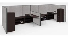 Cubicles PBD Furniture Workstation for 2 with Storage