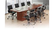 Conference Tables PBD Furniture 10ft Boat Shape Cube Base Conference Table
