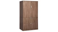 Lateral File Cabinets PBD Furniture 2 Drawer Lateral File with Storage