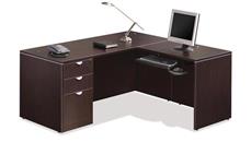 L Shaped Single Pedestal Desks PBD Furniture 72in x 66in L Shaped Desk