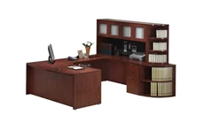 U Shaped Desks with Hutch PBD Furniture U Shaped Desk with Hutch