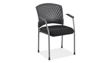 Lobby & Guest Chairs - Metal PBD Furniture Guest Chair with Arms and Titanium Frame
