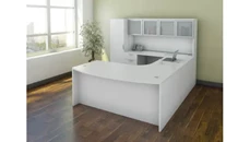 U Shaped Desks with Hutch PBD Furniture U Shaped Desk Unit