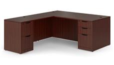 L Shaped Double Pedestal Desks PBD Furniture 72in x 72in Double Pedestal L-Shaped Desk