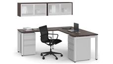 L Shaped Desks with Hutch PBD Furniture 72in x 78in L Shaped Desk Set