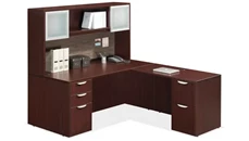 L Shaped Desks with Hutch PBD Furniture 72in x 83in L Shaped Desk Unit