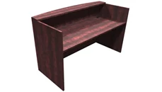Reception Stand-Alone Desk PBD Furniture Reception Desk with Laminate Transaction Top
