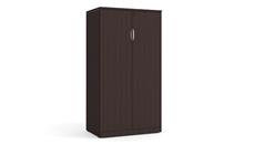 Storage Cabinets PBD Furniture 66in High Laminate Wood Door Storage Cabinet