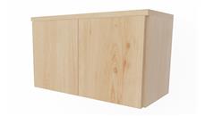 Hutches PBD Furniture 31in Wall Mount Hutch w/ 2 Laminate Doors