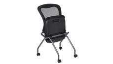 Nesting Chairs WFB Designs Mesh Back Armless Nesting Chair Enhanced Fabric Seat
