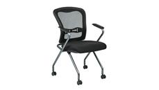 Nesting Chairs WFB Designs Mesh Back Nesting Chair with Arms