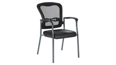 Lobby & Guest Chairs - Metal WFB Designs Mesh Back Guest Chair with Enhanced Fabric Seat