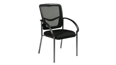 Lobby & Guest Chairs - Metal WFB Designs Mesh Back Guest Chair with Enhanced Fabric Seat
