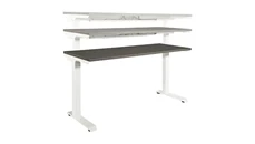 Standing Desks - Electronically Adjustable WFB Designs 48in x 24in Height Adjustable Desk with 2 Stage Motor