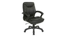 Executive Desk Chairs WFB Designs Mid Back Faux Leather Manager Chair