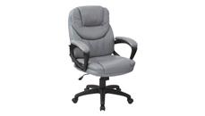 Ergonomic Task Chairs WFB Designs Faux Leather Manager Chair with Padded Arms
