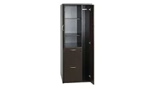 Tall Storage Cabinets WFB Designs 24in W Tall Storage/Wardrobe Combo Cabinet