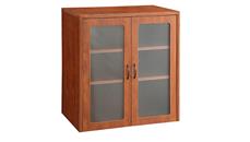 Low Storage Cabinets WFB Designs 36in W Wood Framed Glass Door Storage Cabinet