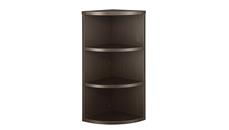 Low Bookcases WFB Designs 15in x 15in Quarter Round Bookcase - 36in H