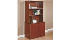 Tall Storage Cabinets WFB Designs 37in W Storage Cabinet and Bookcase Combo Unit
