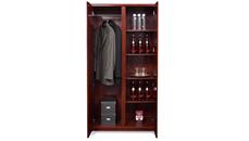 Low Storage Cabinets WFB Designs 70in H Wood Veneer Storage Cabinet