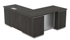 L Shaped Double Pedestal Desks WFB Designs 66in x 78in L-Desk