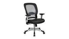 Ergonomic Task Chairs WFB Designs Light Mesh Back and Bonded Leather Seat Office Chair