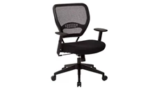 Ergonomic Task Chairs WFB Designs Light Mesh Back and Black Fabric Mesh Seat Office Chair