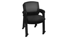 Stackable Meeting Chairs Regency Furniture Mobile Office Mesh Side Chair - 4 Pack