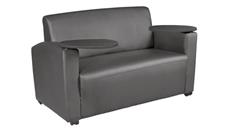 Loveseats Regency Furniture Tablet Arm Loveseat