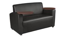 Loveseats Regency Furniture Tablet Arm Loveseat