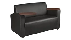 Loveseats Regency Furniture Tablet Arm Loveseat