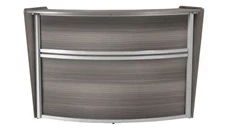 Reception Stand-Alone Desk Regency Furniture Single-Unit Reception Curved Desk Workstation 72in W x 32in D